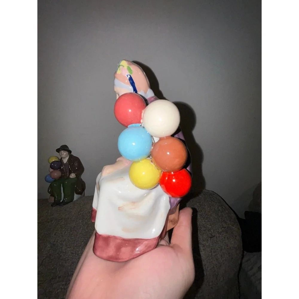 Vintage 1978 The Old Balloon Couple Figurines‎ Hand Made Collectible